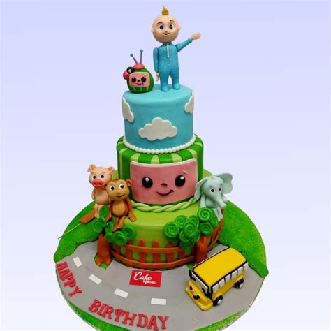 Cute Baby Elephant Kids Birthday Chocolate Cake by cake Square | Send Cakes To Chennai - Cake ...