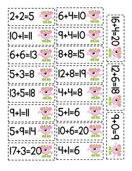 Monster Math: Addition and Subtraction Sorting Center by Lea DiVincent