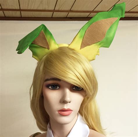 Leafeon Cosplay Ears Etsy