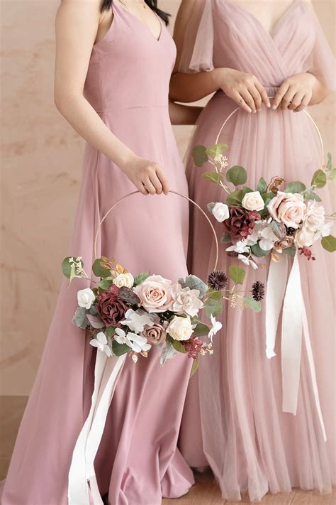 Make Use Of Our Clearance Sales And Save Big Hoop Bridesmaid Bouquets