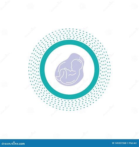 Baby Pregnancy Pregnant Obstetrics Fetus Glyph Icon Vector