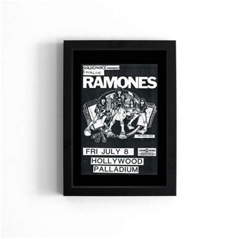 Ramones Band Rock Poster