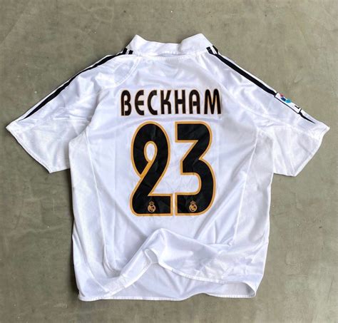 #23 DB7 David Beckham Real Madrid 2004-2005 soccer/football jersey/kit ...