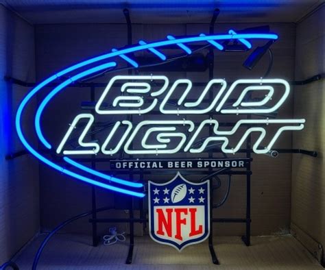 Bud Light Beer NFL Neon Sign