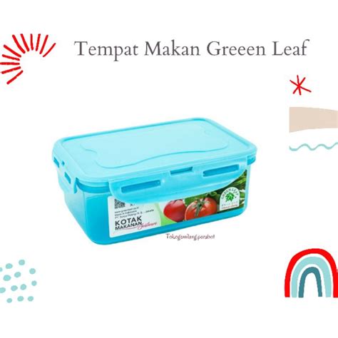 Jual Tempat Makan Green Leaf Tempat Bekel Ompreng Nasi Kotak Nasi