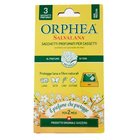 ORPHEA Salvalana SACCHETTI PROFUMATI Per Cassetti Al Profumo Di Fiori