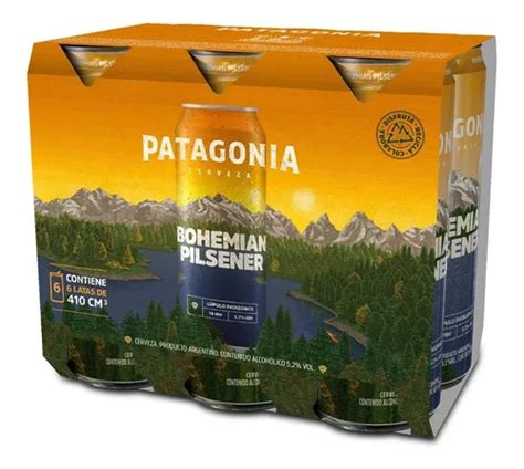 Cerveza Patagonia Bohemian Pilsener Lata 473 Cc Pack X 6 En Venta En