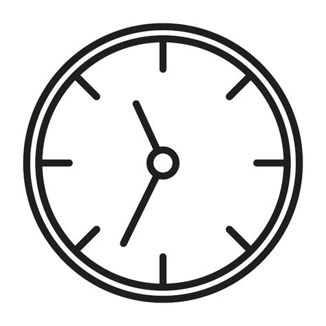 Ilustración vectorial de reloj Vector Premium