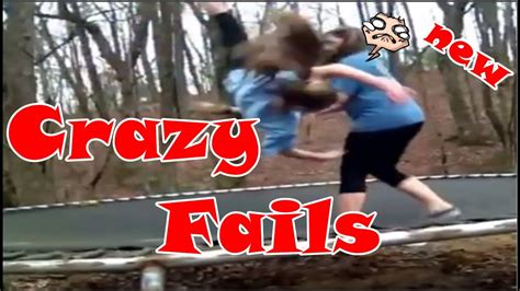 Trampoline Fails Accidents Compilation Funny 2014 New Youtube