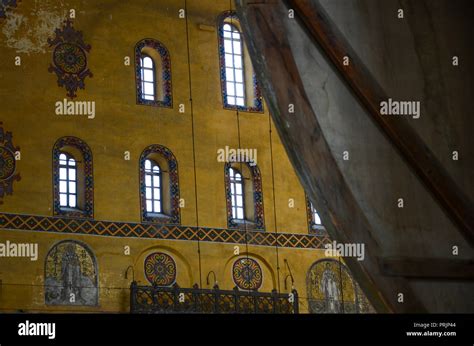 Interior Of The Hagia Sophia Ayasofya It Is The Former Greek