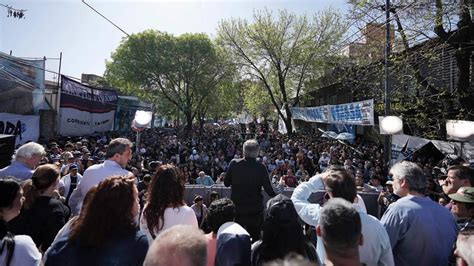 Massa Kicillof Y Máximo Kirchner Encabezan La Caravana Del Pj En La Matanza