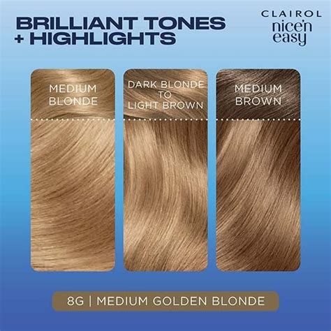 Clairol Nice N Easy Hair Dye G Medium Honey Blonde Hair Superdrug