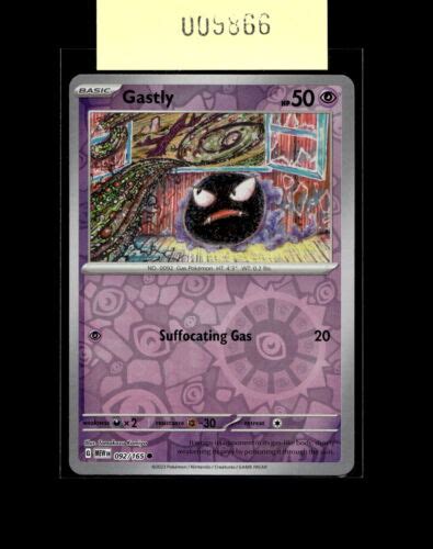 SV Scarlet Violet 151 092 165 Gastly Pokémon NM Holo eBay