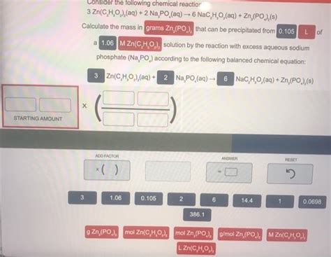 Solved Consider The Following Chemical Reaction Chegg