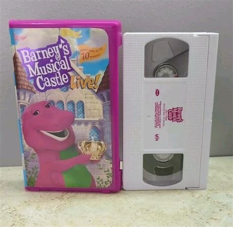 2001 Barneys Musical Castle Live Vhs Vtg Video Music Sing Along Barney 45986020482 Ebay