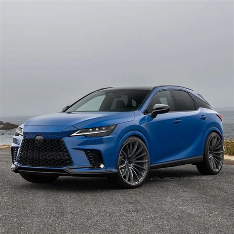 Lowered 2023 Lexus Rx Turns Subtler Yet Posher With Cgi Shadow Line New Wheels Autoevolution