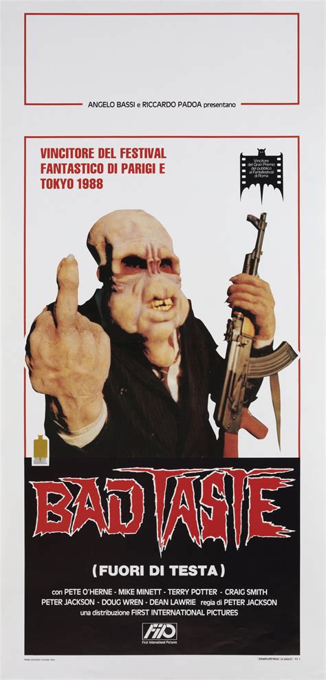 Bad Taste Original 1989 Italian Locandina Movie Poster - Posteritati Movie Poster Gallery