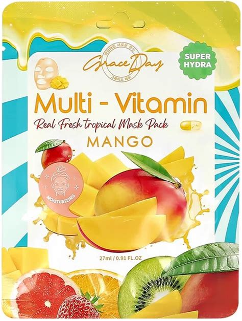 Grace Day Multi Vitamin Mango Mask Maska W P Achcie Mango Ml