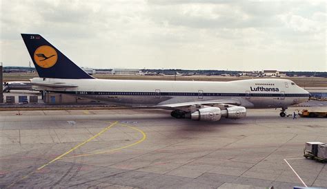 D ABZA Old Scanned Photo D ABZA Boeing 747 230B Combi C Flickr