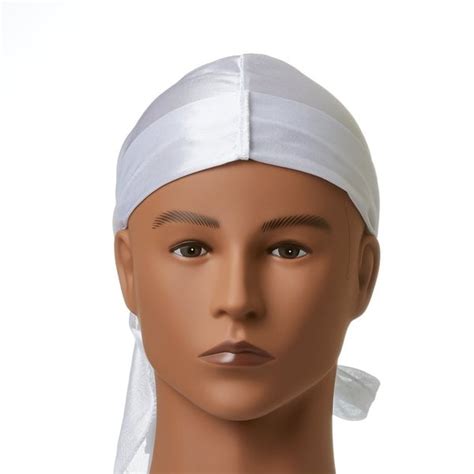 Red by Kiss Silky Satin Durag (White) - A&F Cosmetics