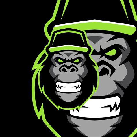 Angry Gorilla Mascot Logo Templates 7907739 Vector Art At Vecteezy