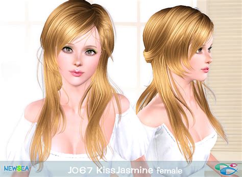 Jo 67 Kiss Jasmine Modern Haircut By Newsea Sims 3 Hairs