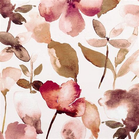 Mcalistertextiles Blush Pink Floral Velvet Fabric By The Yard Wayfair