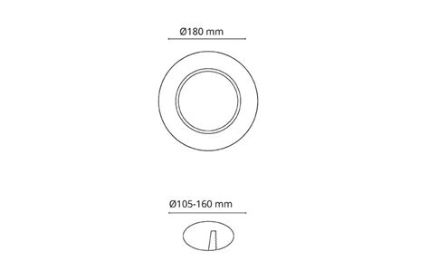 SG Armaturen Products Rehab Ring Graphite 180mm For Exclusive Midi