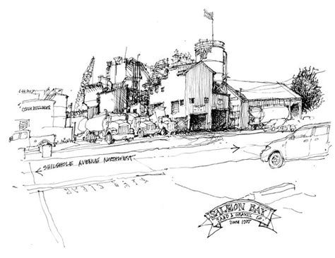Salmon Bay Sand And Gravel Company Seeingthinkingdrawing
