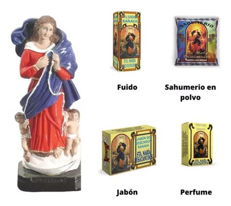 Figura Imagen Virgen Desatanudos Cm En Kit De Unidades Meses Con