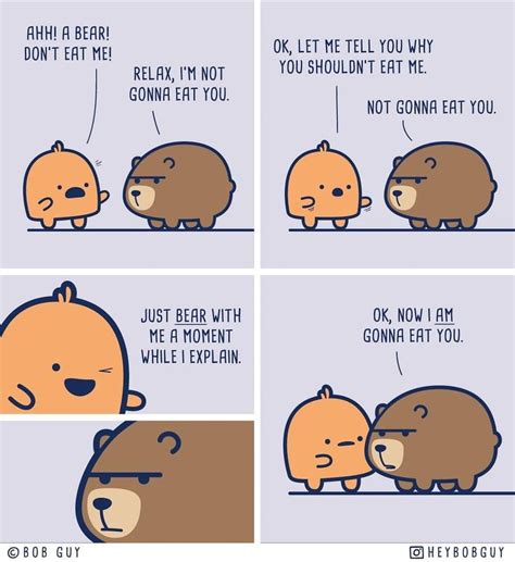 Bob Guy Comics on Instagram: “I like bears . . #comic #webcomic # ...