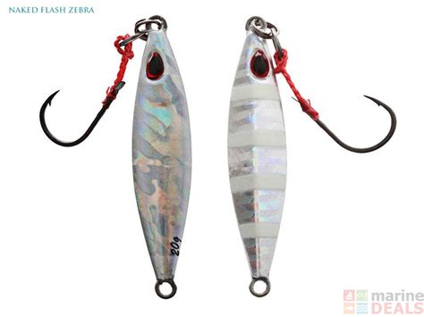 Buy Storm Koika Japanese Slow Pitch Jig Rigged G Naked Flash Zebra Online At Marine Deals Co Nz