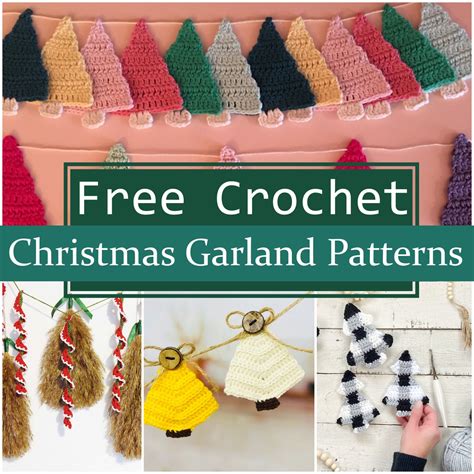 Free Crochet Christmas Garland Patterns DIY Crafts