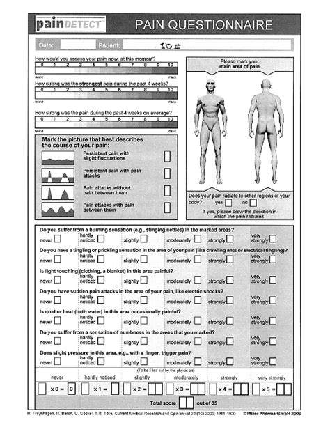 Pain Detect-Clean Version - PSYC 1010 - Studocu