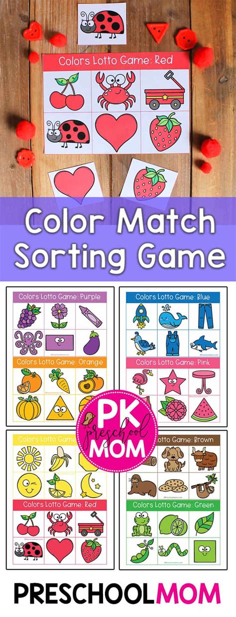 Color Games for Kids to Learn: Free Bingo Game - Preschool Mom