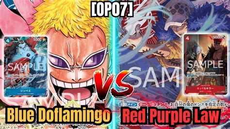 OP07 Blue Donquixote Doflamingo Vs Red Purple Law Who Spams