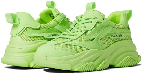 Steve Madden Synthetic Possession Sneaker In Lime Green Lyst