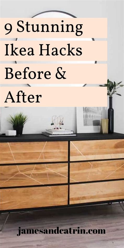 9 Ikea Hacks Before And After Ikea Hack Ikea Furniture Makeover