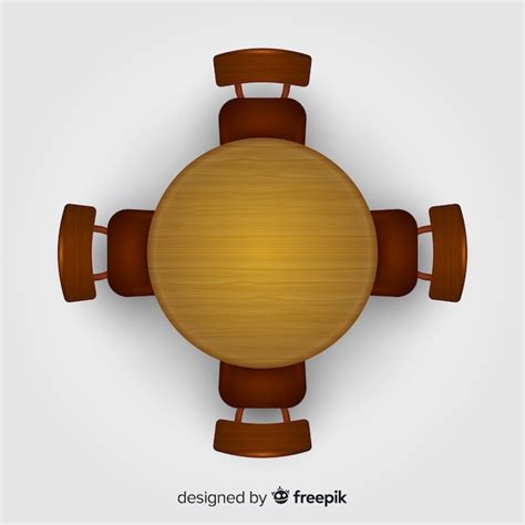 Round Dining Table Top View Png Vectors And Illustrations For Free Download