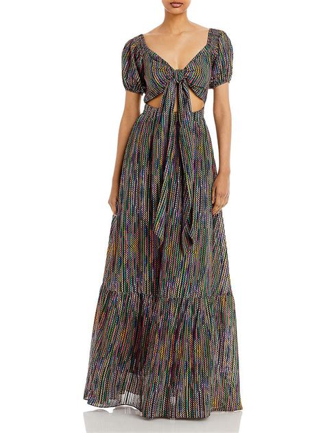 Buy Ramy Brook Cutout Maxi Maxi Dress Multi At Off Editorialist