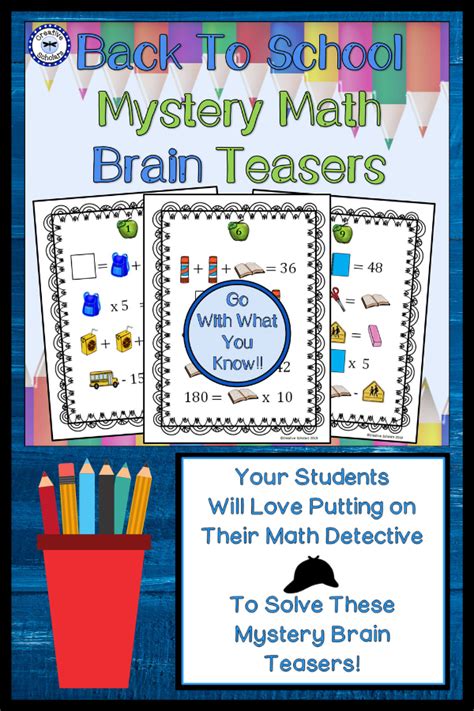 Your Students Will Need To Put On Their Math Detective Hats To Solve