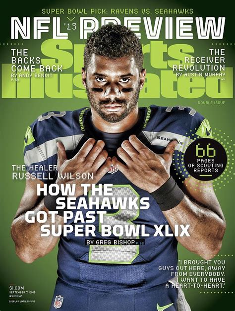 The Healer Russell Wilson 2015 Nfl Football Preview Issue Sports