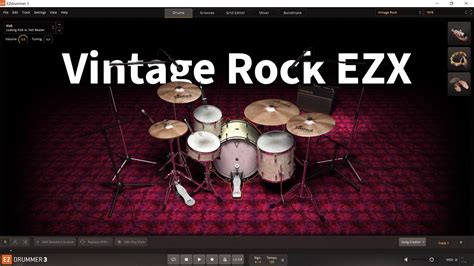 Toontrack Ezdrummer With Vintage Rock Ezx All Presets Demo Youtube