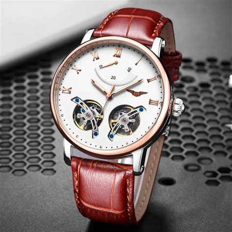 Guanqin Marke Mechanische Luxus Uhr F R M Nner Tourbillon Wasserdichte