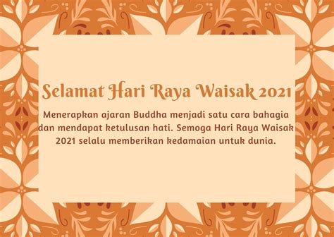 Ucapan Hari Raya Waisak 2021 Newstempo