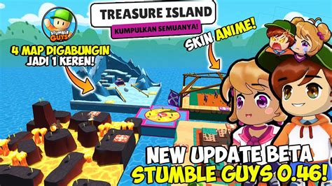 Super Big Update Stumble Guys Beta Map Baru Koleksi Koin Treasure