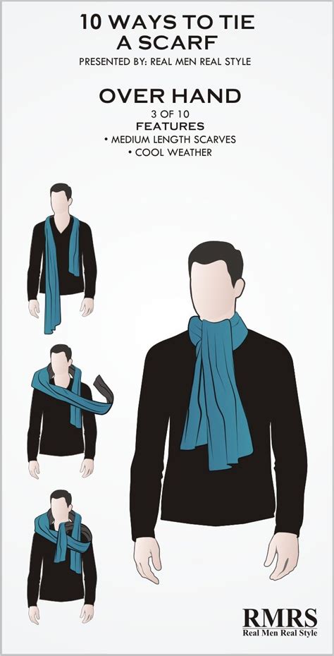 Manly Ways To Tie A Scarf Masculine Knots For Men Wearing Scarves