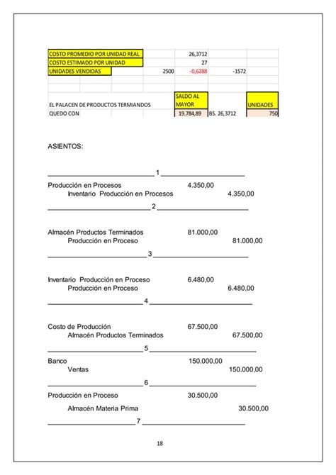 Ejercicios Practicos Costos Estimados Y Estandar PDF Descarga Gratuita