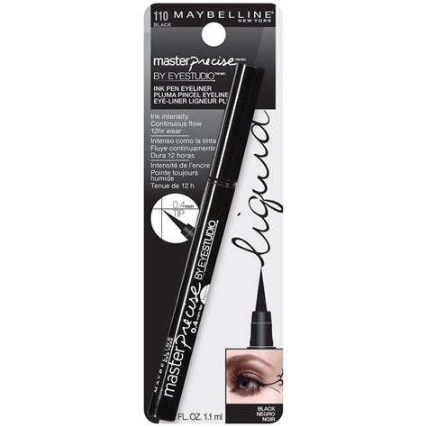 Maybelline Eye Studio Master Precise Pencil Eyeliner Black Walmart