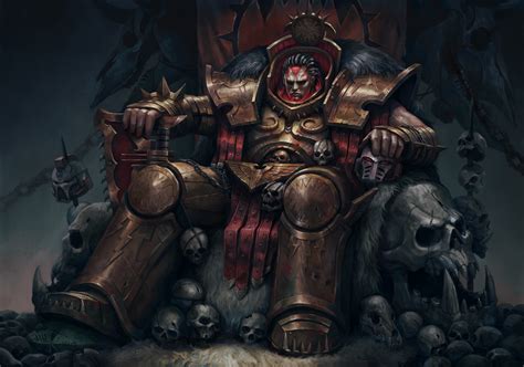 Angron Warhammer 40k Drawn By Kheljay Danbooru